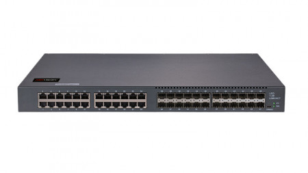 Switch Hikvision 56 Port 10 G L3 Switch 24 x 10/100/1000 Mbps ethernet ports, 24 x 10/100/1000 Mbps SFP ports and 8 x 10G Mbps SFP+ uplink ports DS-3E3756TF