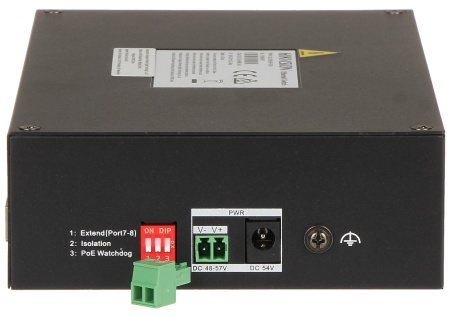Switch PoE 8 Porturi Gigabit HikVision DS-3T0510HP-E/HS, Pro Series, 2 porturi Hi-PoE 90W (802.3bt), 2 porturi SFP Fiber, PoE Watchdog, temperaturi extreme (-30°C la 65°C), protectie 6KV, carcasa metalica, Fanless - Img 3