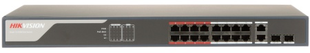 Switch PoE HikVision Smart Managed DS-3E1326P-EI, 24 porturi Fast Ethernet PoE (370W), 2 porturi Gigabit Combo, PoE Watchdog, mod Extend 300m, protectie 6KV, management L2 (VLAN/STP), detectie erori cablu - Img 3