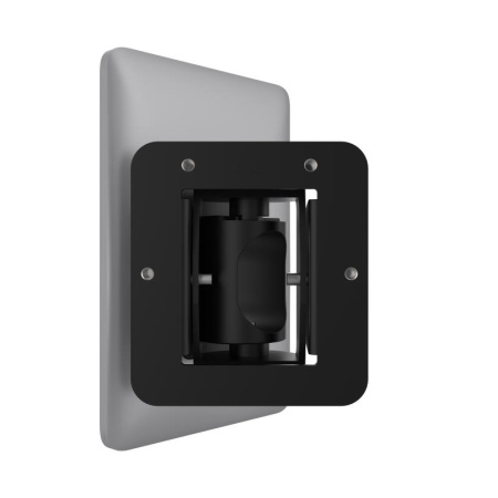 Bracket montaj Hikvision DS‑KAB6‑W1, suport ajustabil pentru accesorii control acces, cu posibilitate de rutare a cablurilor pe partea inferioara si unghi reglabil ±45° (stanga/dreapta) si ±15° (sus/jos) pentru instalare usoara si flexibilitate - Img 3