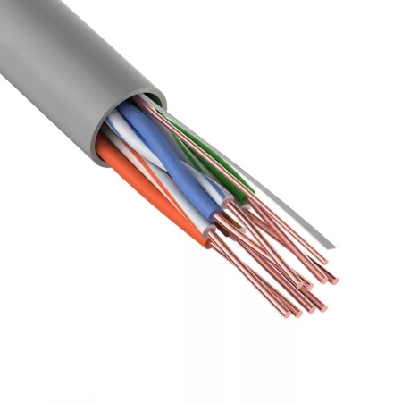 Cablu retea UTP Cat5E HikVision DS-1LN5E-S, lungime 305m, cupru solid 0.5mm, testat Fluke, manta PVC rezistenta la flacara, optimizat pentru transmisie PoE pe distante lungi, diametru complet, performanta excelenta - Img 3