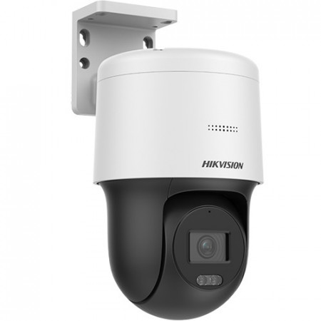Camera Hikvision IP Mini PT bullet IR si White light 30 m audio bidirectional si PoE DS-2DE2C200MW-DE-F1-S7