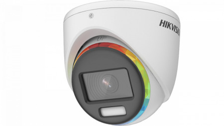 Camera Hikvision Turbo HD Color Vu 5.0 2MP turret cu microfon DS-2CE70DF8T-MFSLN