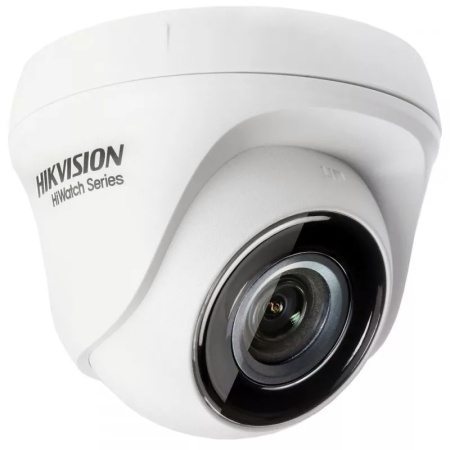 Camera supraveghere analogica HikVision Dome 5MP HWT-T150-M(2.8mm), Rezolutie 2560x1944, Distanta IR 20m, 4 in 1 semnal comutabil TVI/AHD/CVI/CVBS, Protectie IP66, Carcasa Metalica, Tehnologie Turbo HD HiWatch - Img 2