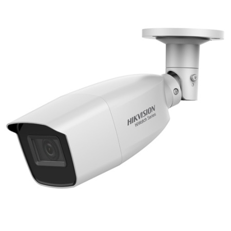 Camera supraveghere analogica HikVision HiWatch bullet 2MP HWT-B323-Z, lentila motorizata autofocus, Ultra-Low Light 0.005 lux, WDR 120dB, EXIR 2.0 IR 70m, 4 in 1 TVI/AHD/CVI/CVBS, protectie IP67, 3D DNR, carcasa metalica - Img 2