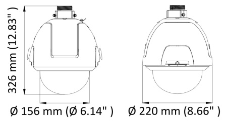 Camera supraveghere analogica HikVision Speed Dome 2MP DS-2AE5232T-A(E), Tehnologie DarkFighter, Zoom optic 32x, WDR real 120dB, Protectie IP66, Imagine clara in lumina scazuta, Control Pan Tilt, Tehnologie Turbo HD - Img 6