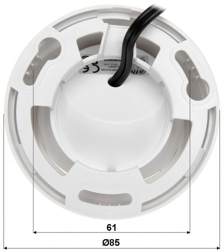 Camera supraveghere Dahua Turbo HD Eyeball 2MP HAC-T1A21(2.8mm), seria Cooper, 4 in 1 (CVI/AHD/TVI/CVBS), Smart IR 20m, 30fps@1080p, alimentare 12V DC, carcasa plastic, DWDR, ICR, instalare usoara interior - Img 2