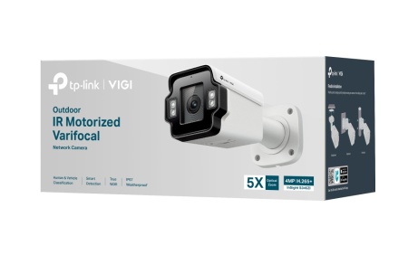 Camera supraveghere exterior VIGI TP-Link bullet 4MP Insight S345ZI, Super HD cu zoom optic 5x, IR pana la 60 m, clasificare persoane si vehicule, detectie smart, IP67 rezistent la intemperii si IK10 antivandal, H.265+, interfata audio/alarma - Img 4