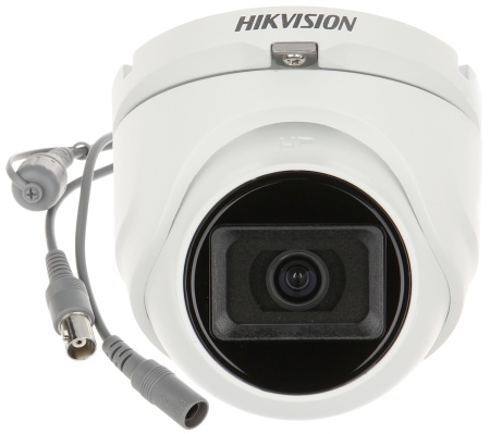Camera supraveghere HikVision Turret 5MP DS-2CE76H0T-ITMF(C)(3.6mm), Turbo HD, 4 in 1 (TVI/AHD/CVI/CVBS), IR 30m EXIR 2.0, WDR digital, protectie IP67, carcasa metalica, alimentare 12V, interior/exterior - Img 2