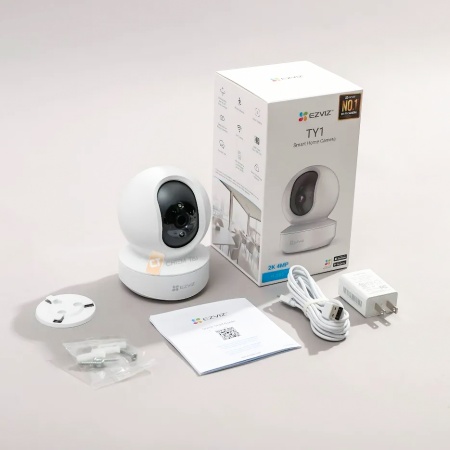 Camera supraveghere interior EZVIZ 2MP CS-TY1-B0-1G2WF Full HD, functie Pan &amp; Tilt, rotire 360 grade, detectie miscare, urmarire inteligenta, vedere nocturna IR 10m, audio bidirectional, slot card MicroSD, Wi-Fi 2.4 GHz - Img 8