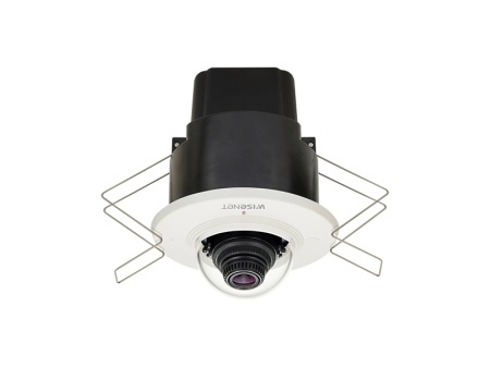 Camera supraveghere IP Hanwha Vision dome 5MP XND-8020F, lentila fixa 3.7 mm, WDR 120 dB, H.265/H.264, analiza video inteligenta (loitering, directie, ceata, audio), people counting si heatmap, microSD 256 GB, WiseStream II, PoE/12 VDC - Img 2