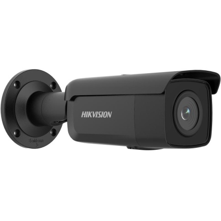 Camera supraveghere IP HikVision Bullet 6MP DS-2CD2T66G2-2I(2.8mm)(C) Black, DarkFighter, AcuSense (clasificare om/vehicul), IR 60m, 120 dB WDR, protectie IP67, H.265+, slot card 256GB, analiza video inteligenta, carcasa metalica neagra - Img 2