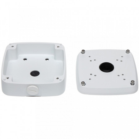 Cutie jonctiuni camera supraveghere Dahua PFA121, material aliaj de aluminiu, protectie IP66 impotriva intemperiilor, sarcina maxima 3kg, dimensiuni 134x133.9x56mm, rezistenta la temperaturi extreme, montaj sigur si estetic - Img 4