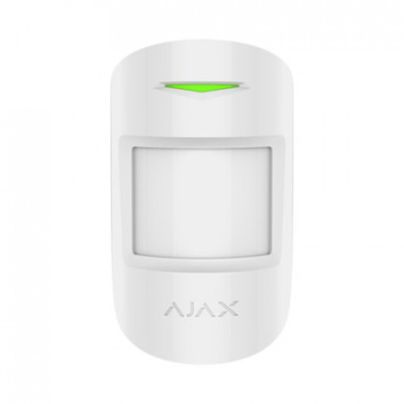 Detector de miscare in dubla tehnologie PIR+MW, alb - AJAX MotionProtectPlus(W)-8227