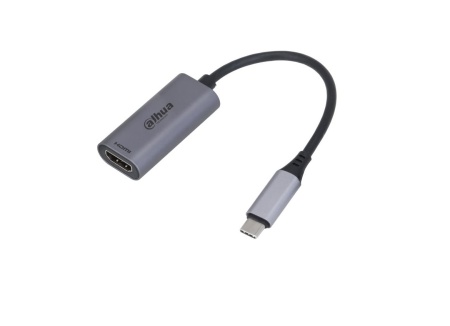 Docking Station USB-C Dahua TC31H, USB 3.1 Type-C la HDMI 4K, adaptor plug &amp; play, transmisie date pana la 10Gbps, carcasa metalica pentru disipare caldura, compatibil laptop/tableta/telefon, DH‑TC31H - Img 2