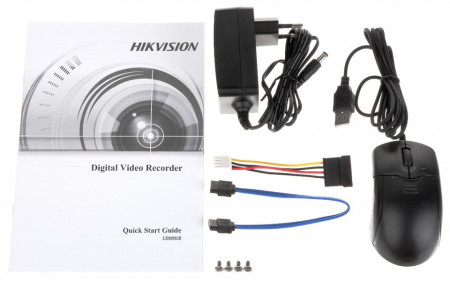 DVR 8 canale HikVision DS-7108HGHI-F1/N, rezolutie 1080p Lite, 5 in 1 (TVI/AHD/CVI/CVBS/IP), suporta pana la 10 camere IP, compresie H.264+, 1x HDD pana la 6TB, iesire HDMI si VGA, carcasa Mini 1U alba, acces aplicatie Hik-Connect - Img 2