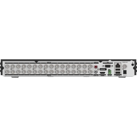 DVR Hikvision AcuSense 32 canale 3K/5MP Lite iDS-7232HQHI-M2/XT, compresie H.265 Pro+, recunoastere faciala 4-ch, protectie perimetru 16-ch, tehnologie AcuSearch, suport 40 canale IP, 2 sloturi HDD, Audio bidirectional - Img 2