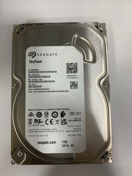 Hard disk 1TB Seagate SkyHawk ST1000VX001, optimizat pentru supraveghere video, format 3.5 inch, interfata SATA 3, buffer 64MB, tehnologie ImagePerfect pentru inregistrare 24/7 in sisteme DVR si NVR de inalta definitie - Img 3