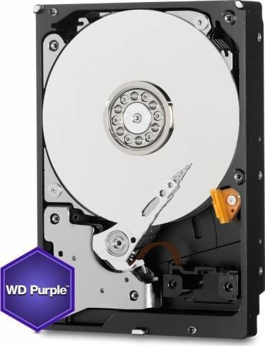 Hard disk supraveghere Western Digital Purple 1TB WD10PURX, format 3.5 inch, optimizat pentru lucru continuu 24/7, tehnologie IntelliPower, 64MB Cache, interfata SATA 6 Gb/s, consum redus de energie si fiabilitate - Img 2