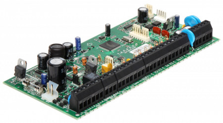 Kit centrala alarma antiefractie Paradox Spectra SP6000, 8 zone pe placa, extensibila la 32 zone, 2 partitii, 3 iesiri PGM, StayD, memorie 256 evenimente, include cutie metalica AWO000EI si transformator - Img 2