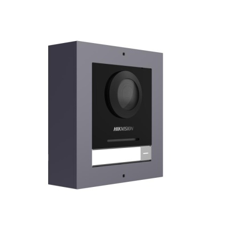Kit videointerfon IP Hikvision DS-KIS602(B), rezolutie 2MP, monitor touch 7 inch Wi-Fi, include Switch PoE 4 porturi, card TF 16GB, post exterior KD8003-IME1(B), montaj aparent, control Hik-Connect, sursa inclusa - Img 2