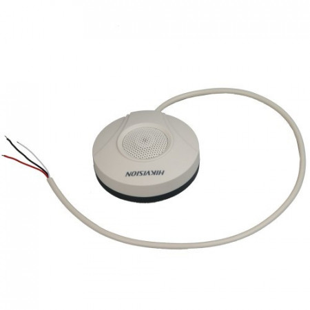 Microfon supraveghere omnidirectional Hikvision DS-2FP2020, sensibilitate ridicata, sunet clar si natural, protectie la trasnet si polaritate inversa, constructie robusta RoHS, ideal pentru sisteme audio si securitate - Img 2