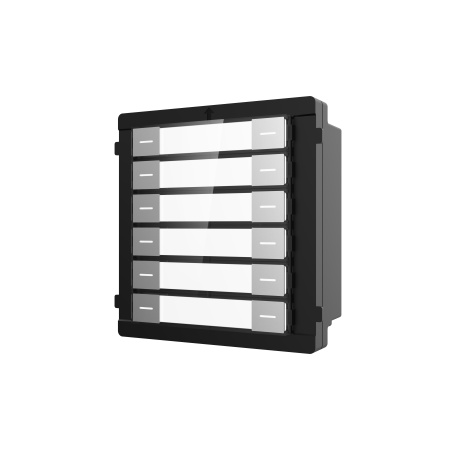 Modul afisare nume HikVision Pro Series DS-KD-KK12, extensie post exterior modular, 12 butoane de apelare cu etichete, iluminare de fundal (backlight), protectie intemperii IP65, instalare usoara si design modern - Img 2