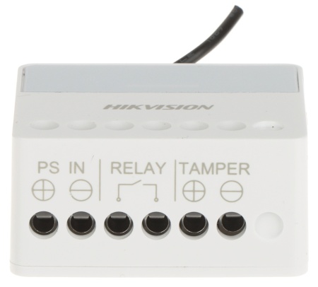 Modul releu wireless HikVision AX PRO DS-PM1-O1L-WE, Comunicare bidirectionala 868 MHz, Criptare AES-128, Design compact pentru montaj ascuns, Control din aplicatie, Operare automatizata, Afisaj LED status, Intrare alarma tamper - Img 4