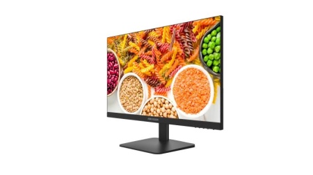 Monitor FHD Hikvision DS-D5024F2-1P2, 23.8 inch, 100Hz, panou IPS borderless (3 laturi), unghi 178°, tehnologie 3D Noise Reduction, Low Blue Light, design ultra-subtire, interfata HDMI si VGA, suport montaj VESA - Img 2