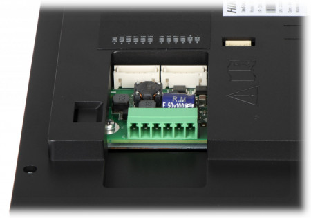 Monitor videointerfon interior HikVision DS-KH8340-TCE2, ecran color TFT LCD 7 inch, rezolutie 1024 x 600, tehnologie 2 fire, montaj aparent, iesire alarma, compresie H.264, alimentare 24VDC, design modern si slim - Img 5