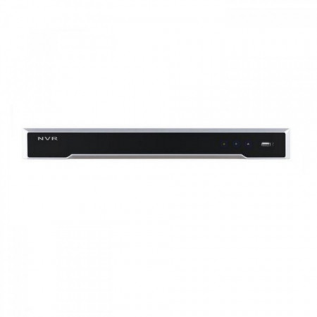 NVR 16 canale HikVision DS-7616NI-I2/16P, rezolutie 4K 12MP, 16 porturi PoE integrate, latime banda 160Mbps, 2x slot HDD pana la 8TB, HDMI 4K, suport camere termice/ANPR/Fisheye, H.265+, iesire video independenta VGA - Img 2