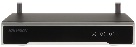 NVR Wi-Fi 4 canale Hikvision DS-7104NI-K1/W/M(C), rezolutie 4MP, compresie H.265+, 1x SATA max 6TB, antena duala integrata, management prin Hik-Connect, vizualizare 4-ch 1080P, configurare automata wireless - Img 2