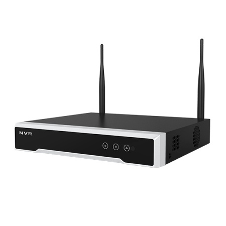 NVR Wi-Fi 4 canale HikVision DS-7104NI-K1/W/M, rezolutie pana la 4MP, compresie H.265+, conexiune automata wireless, 1 slot HDD, management prin aplicatia Hik-Connect, iesire video HDMI/VGA, carcasa metalica - Img 3