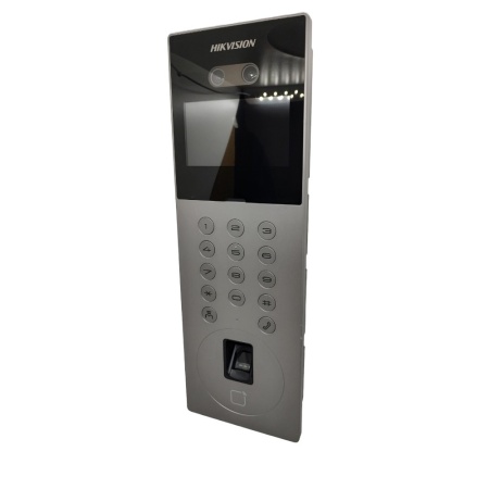 Post exterior videointerfon IP HikVision DS-KD9203-FE6 Ultra Series, recunoastere faciala, cititor amprenta si card Mifare, ecran LCD 4.3-inch, camera duala 2MP, protectie IP65, configurare Web, acces PIN - Img 2