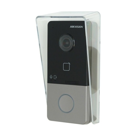 Protectie ploaie HikVision DS-KABV6113-RS/Surface pentru post exterior seria KV6103 si KV6113, montaj aplicat pe suprafata, material plastic rezistent, scut protectie intemperii, instalare rapida, accesoriu videointerfon - Img 4