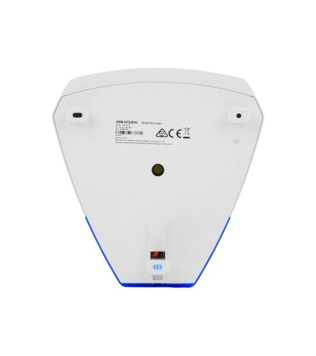 Sirena de exterior Hikvision DS-PS1-B (Albastru);DS-PS1-B; Clasa Protectie IP54; Presiune acustica:105dB/30cm; Alimentare: 12V; Dimensiuni: 140*134*33mm; Culoare: Albastru; Greutate:0.185g - Img 4