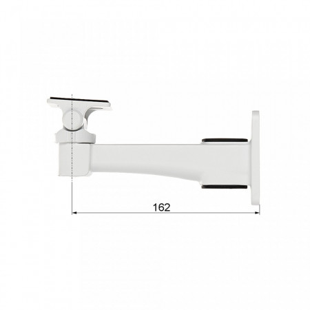 Suport perete camera supraveghere Dahua PFB121W, material aliaj de aluminiu, unghi inclinare reglabil -60 pana la 0 grade, rotatie 360 grade, sarcina maxima 1kg, rezistenta la temperaturi extreme, montaj facil si sigur - Img 2