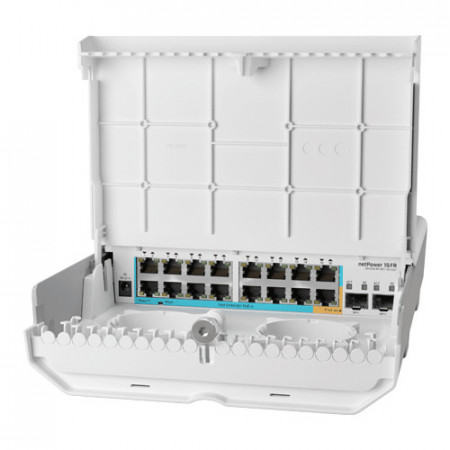 Switch MikroTik Smart PoE CRS318-1Fi-15Fr-2S-OUT