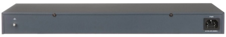 Switch PoE HikVision Gigabit Unmanaged 24 Porturi DS-3E0526P-E, 24 x PoE 10/100/1000 Mbps, 1 x Uplink RJ45, 1 x Uplink SFP, putere totala PoE 370W, protectie supratensiune 6KV, optimizat video, montaj rackabil, plug and play - Img 2
