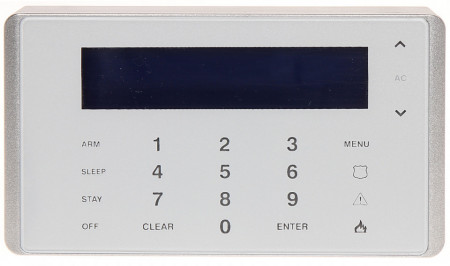 Tastatura LCD Paradox K656, butoane capacitive Touch Sense, 32 caractere, compatibila Digiplex EVO48 si EVO192, 1 intrare zona, 1 iesire PGM, 14 taste actiune rapida, afisare memorie evenimente, meniu programabil - Img 2