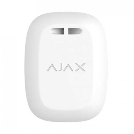 Buton panica si automatizare wireless Ajax Button Jeweller, protectie la apasare accidentala (dubla/lunga), distanta 1300m, IP55, control scenarii smart home, criptare AES, autonomie baterie pana la 5 ani, alb - Img 3