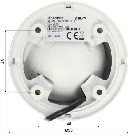 Camera Dahua HD-CVI Dome 5MP DH-HAC-HDW1500TQ - Img 3