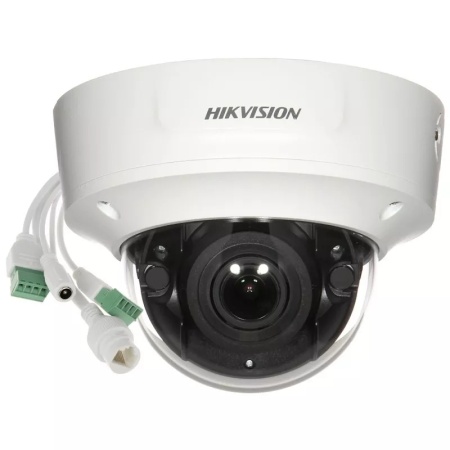 Camera IP Hikvision dome 8MP DS-2CD2783G2-IZS(2.8-12mm), 4K Ultra HD, lentila varifocala motorizata, AcuSense (om/vehicul), IR 40m, slot card 512GB, audio/alarma, protectie IP67, anti-vandal IK10, PoE - Img 2