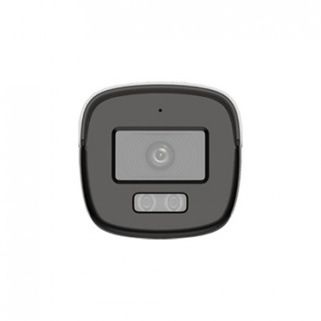 Camera supraveghere Analog Hikvision Bullet 2MP DS-2CE12DF3T-LFS(2.8mm), tehnologie ColorVu si Smart Hybrid Light, audio prin cablu coaxial, microfon incorporat, imagini color 24/7, 130dB True WDR, iluminare 40m, protectie IP67, carcasa metal - Img 2