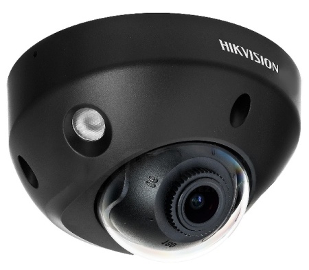 Camera supraveghere IP HikVision Mini Dome 4MP DS-2CD2547G2-LS(2.8mm)(C) Black, ColorVu, imagini color 24/7, AcuSense, WDR 130dB, interfata audio/alarma, IP67, IK08, slot card SD, carcasa metalica neagra, PoE - Img 2
