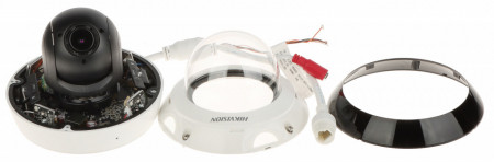 Camera supraveghere IP HikVision Mini Dome PTZ 4MP DS-2DE2A404IW-DE3/W(C0)(S6), Wi-Fi, zoom optic 4x, DarkFighter, WDR 120dB, IR 20m, Pan/Tilt, compresie H.265+, protectie IP66 si IK10, audio bidirectional, slot card - Img 2