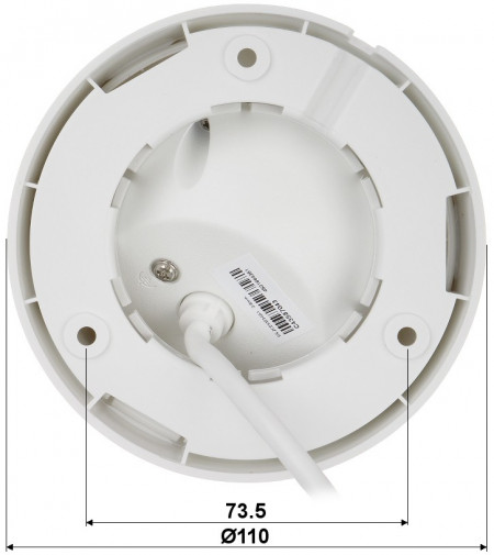 Camera supraveghere IP HikVision Turret 2MP Full HD DS-2CD1323G0E-I(2.8mm), compresie H.265+, infrarosu EXIR 2.0 pana la 30m, protectie exterior IP67, tehnologie Digital WDR, senzor CMOS, montaj tavan - Img 3