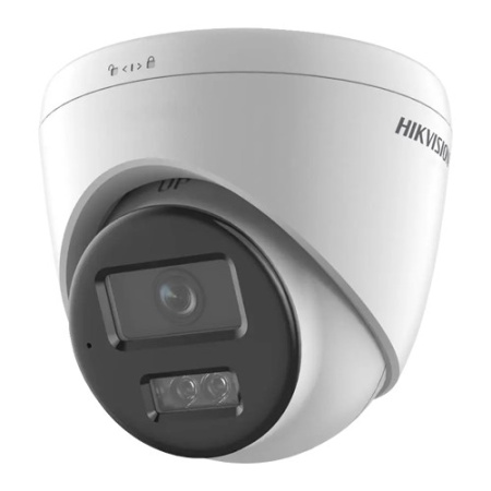 Camera supraveghere IP HikVision turret 8MP DS-2CD1383G2-LIUF(4mm), tehnologie Smart Hybrid Light, H.265+, microfon incorporat, protectie IP67, slot card 512GB, detectie om si vehicul, analiza video inteligenta - Img 3