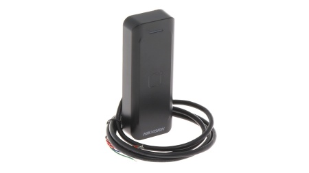 Cititor de carduri HikVision DS-K1802, tehnologie duala Mifare 1 (13.56MHz) si EM (125kHz), tastatura integrata, interfata Wiegand (W26/W34), protectie IP65, beeper incorporat, carcasa PC+ABS, montaj la interior sau exterior - Img 4