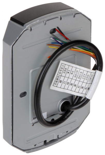 Cititor de carduri Pro HikVision DS-K1104MK, tehnologie Mifare 1 (M1), tastatura mecanica, carcasa metalica din aliaj de zinc, protectie antivandal IK10, interfata RS-485 si Wiegand, beeper incorporat, protectie IP65 - Img 2